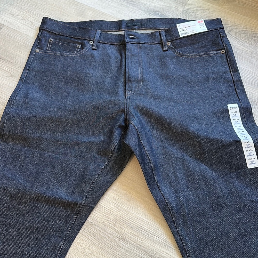 Uniqlo Jeans Hemmed 40X30